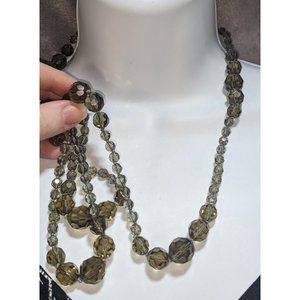Smoky Glass Necklace